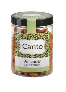 Almonds w/Paprika 160gr Pack Canto