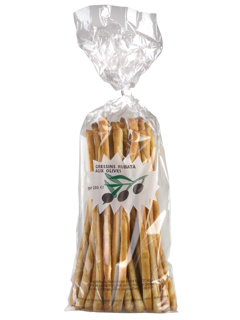 Breadsticks w/Olives 250gr Pack Italy Import