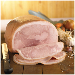 Cooked Ham Superior w/Rind Castelou sliced 100g