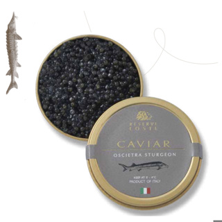 Caviar Oscietra Acipenser Gueldenstaedtii Italy Reserve Loste Tin 20gr