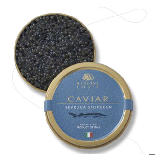 Caviar Sevruga Acipenser Stellatus Italy Reserve Loste Tin 20gr
