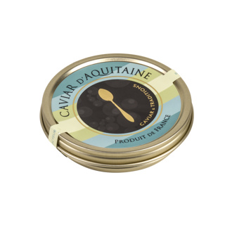 Caviar from Aquitaine 100gr Tin Caviar & Tradition