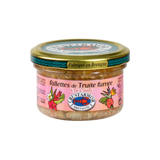 Creole Smoked Trout Rillettes Crustarmor 90gr Tin