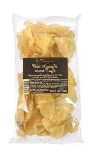 Artisanal Crisps Truffle Flavor 100gr Pack Jean D'Audignac