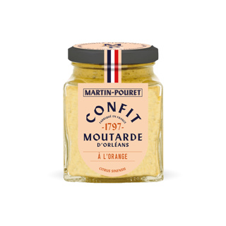 Confit Mustard w/Orange Martin Pouret 105gr Tin