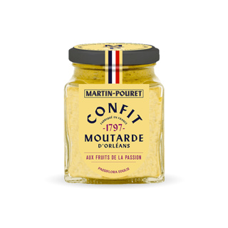 Confit Mustard w/Passion Fruit Martin Pouret 105gr Tin