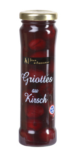 Cherries w/Kirch 21cl Jar Jean d'Audignac
