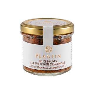Olive spread with summer truffles 3% Plantin 100gr jar box/6