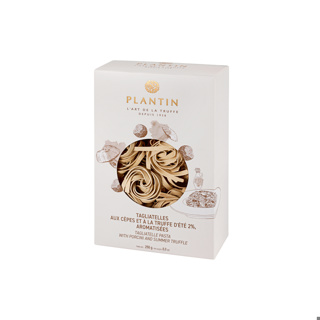 Tagliatelle pasta with porcini and summer truffles Plantin 250gr pack box/6