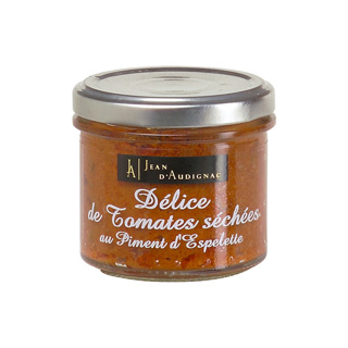 Delice Of Dried Tomatoes Espelette Pepper Jean d'Audignac 100gr Jar
