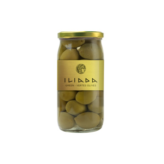 Greek Green Olives Iliada 215gr Jar