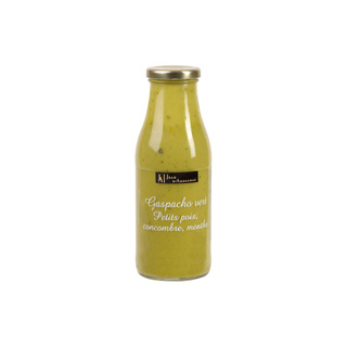 Gazpacho Green Peas Cucumber Mint Jean D'Audignac 480gr Jar