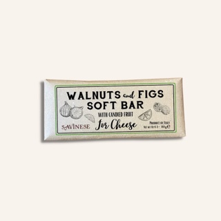 Soft bar walnuts figs and candied fruits Savinese 180gr pack