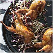 Frozen Quails without Head Oven-ready